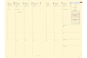 EXACLAIR Kalendereinlage Minister Prestige 2025: Einlage Terminkalender : Schreibtischformate