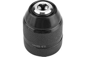 XGAGHB Mandrino per trapano, Biuzi 3/8 "Filetto Mandrino per metallo senza chiave da 0,8 mm-10 mm per trapano elettrico manuale