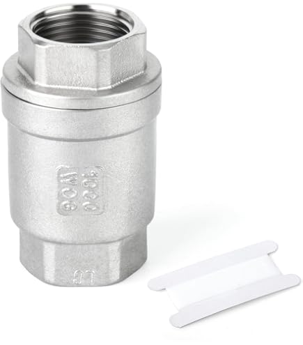 Produktbild von Rückschlagventil Aus Edelstahl 1.4301 – G 3/4″, 16 Bar, -20 Bis +150°C, FKM-Dichtung, PTFE-Führung – Für Wasser, Druckluft, Öl