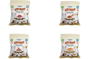 CT-TRONICS Mediterranean Natural Serrano Snacks para Perros 12X100 GR Mixes (Carnívoro)