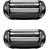 2PCS 53B Series 5 Rasierer Ersatzköpfe Kompatibel mit Braun Series 5 Ersatzköpfe für Rasierapparate Folie