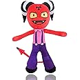 UGIF Helluva Boss Plush Blitzo, 30cm/11.8in Monster Devil Dolls, The Circus Halloween Holiday Plush, Cartoon Surrounding Plush Doll, Cute Anime Plushies, Gifts for Girls and Boys