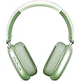 Wentronic Y01 Wireless Over Ear Headphones, Noise Canceling Bluetooth 5.3 Headphones with Microphones,Hi-Res Audio,48H Playtime,Foldable,Breathable Soft Earpads for iOS/Android/Samsung/PC-Green