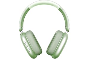 Wentronic Y01 Wireless Over Ear Headphones, Noise Canceling Bluetooth 5.3 Headphones with Microphones,Hi-Res Audio,48H Playtime,Foldable,Breathable Soft Earpads for iOS/Android/Samsung/PC-Green