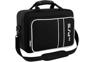 GENERIC NOTEM PlayStation 5 Carry Case Compatible with PS5 Carry Case for Console PS5 Travel Bag and PlayStation 5 Storage Bag, PS5 Slim Carrying Case (for PS5 Disc / Digital / Slim Edition/ Pro )