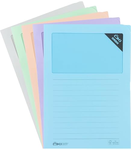 Raccoglitore Organizzatore ELCO Ordo - Per Fogli A4, Con Finestra Trasparente, 220x310 Mm, Bianco