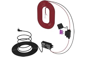 12-24 Volt to Micro USB Vehicle Car Marine Wiring Cable & Power stabilizer Kit for Tracki GPS Tracker - or for dashcam, Dashboard Camera