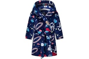 Taigood Kinder Bademantel Jungen Mädchen Hoodie Roben Kleinkind weichen Pyjamas Nachtwäsche
