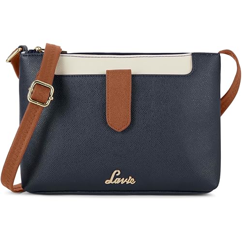 Lavie Women\'s Keiko 2C Colorblock Top Zip Crossbody Sling Bag | Ladies Purse Handbag | Gift for Women