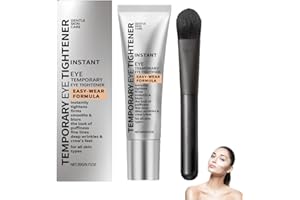 GXGM Crème de Soin des Yeux, Crème Contour des Yeux – Effet Raffermissant Temporaire pour Poches et Rides, Lissage Instantané, Avec Pinceau Applicateur