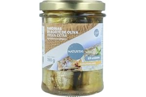 NATURITAS Sardines à l'huile d'olive extra vierge bio 190 g