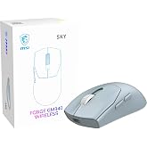 MSI GG FORGE GM340 W SKY GAMING MOUSE MAX 12000 DPI 57GR KABLOSUZ OPTIK SENSOR OYUNCU FARESI
