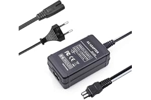 TKDY AC-L200 adapter prądu zmiennego ładowarka do kamery Sony DCR-SX40 DCR-SX45 DCR-SX63 DCR-SX65 DCR-SX85 DCR-DVD105 DVD108 DVD610 DCR-SR46 DCR-SR47 DCR-SR62 DCR-SR68 HDR-XR5 HDR-00 HDR-CX675 kamera