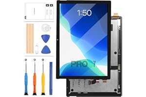 LADYSON 12,3 Zoll für Microsoft Surface Pro 7 1866 Bildschirm Ersatz C02XR7Y9JG5H 2736x1824 LCD Display Touch Panel Digitizer Vollglas Montageteile + Werkzeug