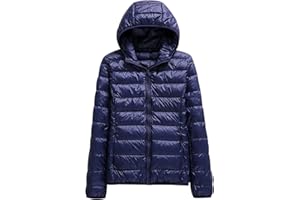 HAXNOHEY Plumifero Ultraligero Mujer Chaqueta Plumas Ligeros Mujer Plumífero Ligero Mujer Plumon Plumiferos Abrigo Cazadoras Chaquetas Plumas Mujer Pluma Puffer Jacket Mujer Down Jacket Women Talla Grande