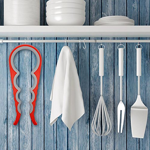 Dosenöffner Deckelöffner, FineGood 2 Pack Deckel aus rutschfeste Gummi Jar Opener für kleine Stärke Kleine Hände Arthritis Senioren - 6