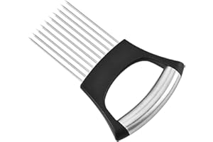 fllyingu Assistant Trancheuse Alimentaire - Fourchette Porte Oignon, Support D'oignon, Decoupe Legumes pour Coupe Oignon Tomates Pomme