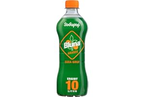 ‎SODAPOP Sodapop Bluna Sirup Orange, fruchtiges Getränkekonzentrat, kalorienarm, 1 Flasche ergibt 10 L Fertiggetränk, 500 ml