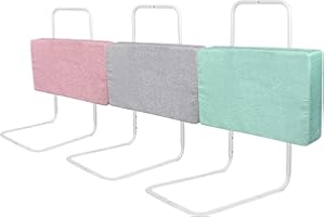 TRMLBE Rejilla de cama de 60 cm, protección contra caídas ajustable con 5 agujeros, altura regulable, para cama familiar y cuna, color verde