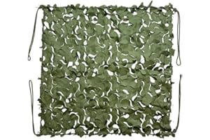 LE FILET DE CAMOUFLAGE Rete mimetica militare rinforzata verde | alta gamma | protezione solare e vela di ombreggiatura anti-UV | ideale per terrazza Pergola giardino caccia softair tenda decorativa resistente durevole 3 x