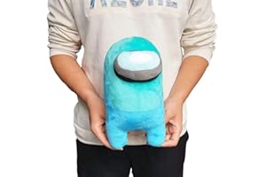 XIAOHONG 12''/30cm Soft Large Amg Us Plush - Amg Us Game Crewmate Plush Stuff Animal Plushies Toys Plush Doll Figurine Toy - Amg Us Merch Crewmate Plushie Gifts for Game Fans (Blue)