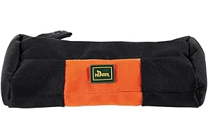 HUNTER Trainer Snack Dummy, Trainings-Dummy zum Apportieren lernen, befüllbar mit Snacks, zahnfreundlich & gepolstert, mit Reißverschluss, maschinenwaschbar, Farbe: orange, Größe: 15 cm