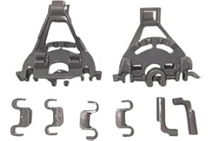 MDS Ersatzteile Rodamientos de montaje para estantes de cesta para lavavajillas Cesta inferior compatible con Bosch Siemens00428344 428344