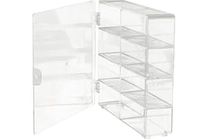 Luwecf Vitrina Modelo de Vehículo 1/64, Almacenamiento para Regalos, Coleccionistas de Modelos de Coches de Juguete