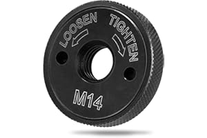 DULUOK M14 Quick Release Angle Grinder Nut - Heavy Duty Carbon Steel Accessory Replacement for Milwaukee Dewalt Makita