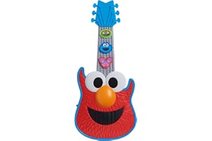 Sesame Street Rock with Elmo Guitar, Dress Up and Pretend Play, Lights and Sounds Preschool Musical Toy, Officially Licensed Kids Toys for Ages 2 Up by Just Play