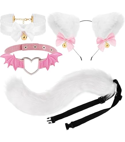 Boland - Kit de déguisement, serre-tête avec oreilles et queue, animal, tiare, zoo, jungle, costume, carnaval, fête à thème, accessoire (Lot de 2