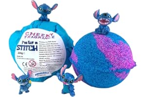CHEEKY FRAGRANCE Stitch Surprise Toy Snuggable Scent Bath Bomb 220g