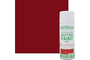 dartfords Dakota Red Nitrocellulose Guitar Paint 400ml Aerosol