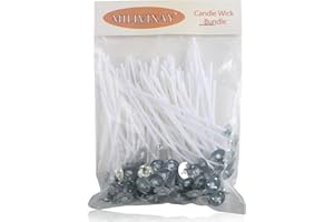 MILIVIXAY - Stoppini per candele pre-cerati da 8,9 cm, 100 pezzi