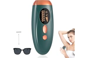 HUUPPHIP IPL Laser Hair Removal Device, Laser Haarentfernungsgerät mit Kühlfunktion, 5 Energiestufen,999,999 Light Pulses, Haarentfernung Laser für Frauen Männer Women Gesicht Bikinizone Arme Beine Körper