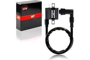 1PZ FCO-9BY Fil de Bougie de Bobine Allumage Bobine de feu de moto remplacement pour Polaris Yamaha PW50 PW80 YFM350 Suzuki Honda 150CC 200CC 250CC ATV Quad Go Kart Pit Bike Cyclomoteur