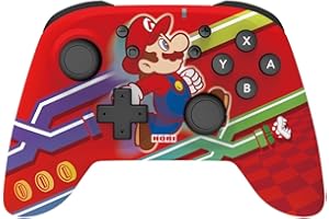HORI HORIPAD Manette Sans Fil (Mario-Dash) pour Nintendo Switch - Licence officielle Nintendo