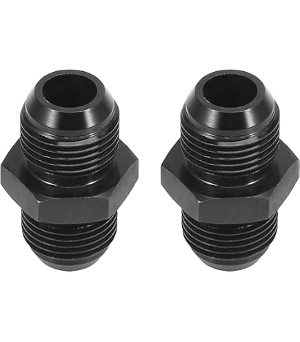 Soundattack Exhaust AN6 Dash 6 90° Push On Hose Connector - Aluminium 9/16-18 UNF