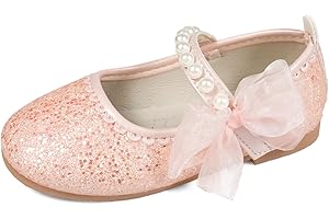 TRIWORIAE-Chaussures de Princesse pour Filles avec Paillettes Chaussures Reine Chaussures Scintillantes
