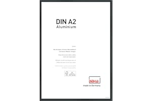DEHA Design Ramka na zdjęcia Tribeca 42 x 59,4 cm (A2), Strukturowany czarny matowy