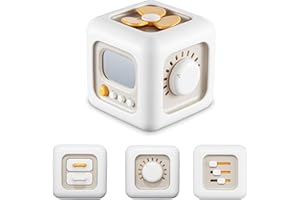 VoMii Baby Activity Cube - Montessori Sensory Toys for 12-24 Months, Travel & Learning Toys