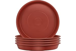 TStarJungle 5 Stück Blumentopf Untersetzer, Untersetzer für Blumentöpfe, Kunststoff Blumenuntersetzer für Innen- und Außenpflanzen - 30cm