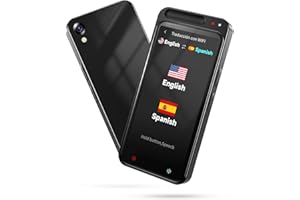 Adelagnes Sofort Sprachübersetzer Gerät,Zwei-Wege-Smart-Sprach Übersetzer Foto Taschenübersetzer in Echtzeit,137 unterstützte Sprachen,Online/Offline Sprachübersetzer für Unternehmen,Lernen Reisen