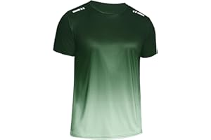 Weardear Sports T-Shirts Men's Functional Shirt Quick-Drying Breathable Training Shirts Shortsleeve Running Shirt