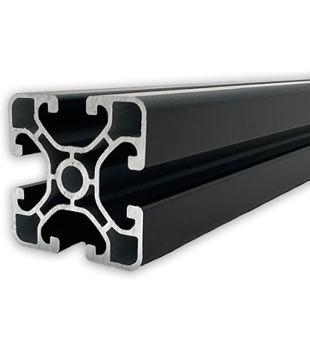 Produktbild von Aluminiumprofil 40x40E – Nut 8, Ultra Leicht, Silber Eloxiert, Länge 1010 Mm, EN-AW 6063 T66