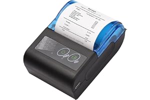 Fotoskrivare Trådlös Termisk Skrivare 70mm/s Utskriftshastighet Btand USB -kabelanslutningsskrivare för Detaljhandelsrestauranger Försäljning (Black and