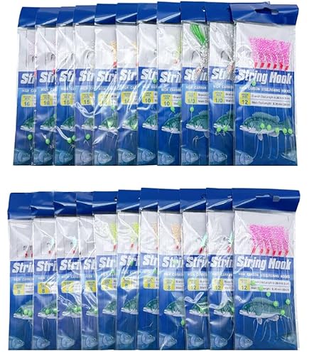 10 Pack Zeevissen Rigs Makreel Veren Rigs Kabeljauw