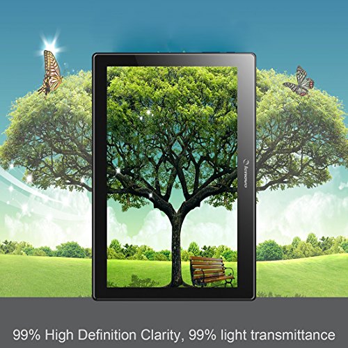 Lenovo TAB 2 A10-30F / A10-70 10.1“ Panzerglas Schutzfolie, iVoler® Premium Panzerglasfolie folie Displayschutzfolie Hartglas Gehärtetem Glas DisplayPanzerglas Schutzfolie Displayschutz Tempered Glass Screen Protector für Lenovo TAB 2 A10-30F / A10-70 10.1“ – 0,3mm Dünn, 9H Härtegrad, 2.5D Abgerundete Kanten – [Kratzfest] [Hohe Transparenz] [Fingerabdruck-frei] [Blasenfrei]-Lebenslange Garantie - 6