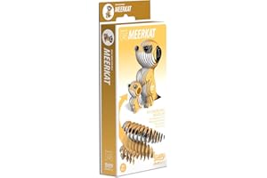 EUGY- Animal Modèle :, 3D Meerkat, Kit de Bricolage