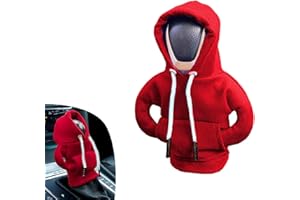 VOOVEN Gear Stick Cover, Gear Stick Hoodie, Shift Lever Hoodie, Car Variable Speed Knob Gear Shift Lever Sleeve, Creative Sweater Design Shift Sleeve, Car Handle and Gearstick Cover Decoration